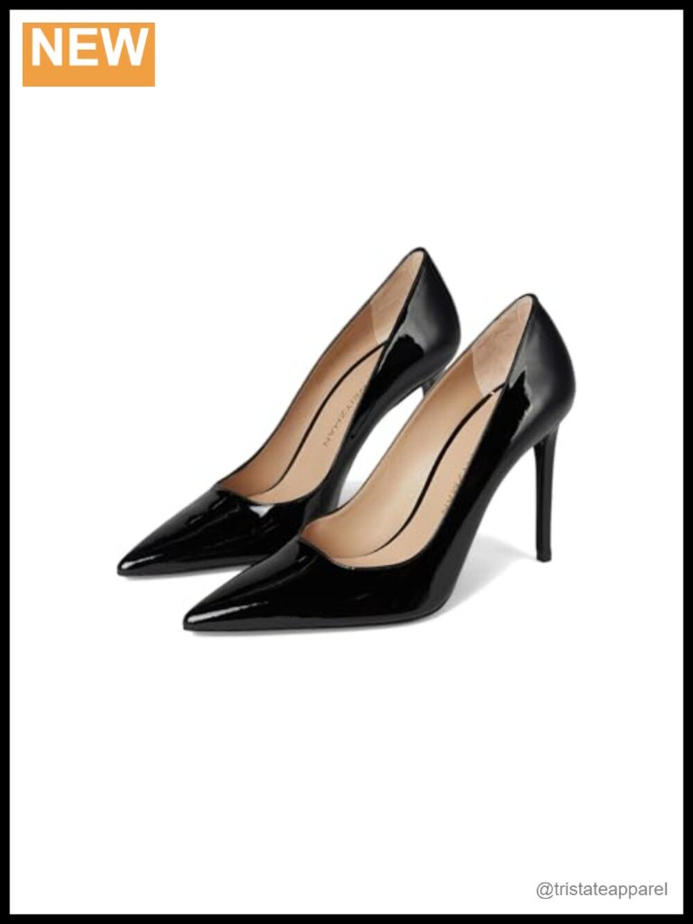 Gloss Tortoise PU Coated Calf Leather Stiletto Slingback Heel Pump